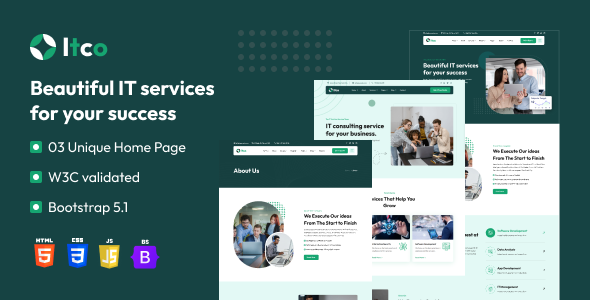 Itco - IT Solutions & Services Html Template