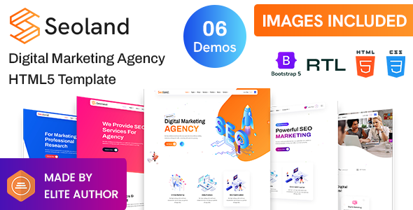 Seoland - SEO And Digital Marketing Agency HTML5 Template
