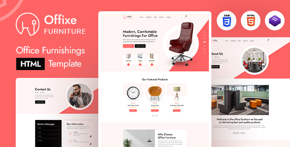 Offixe | Furniture HTML Template