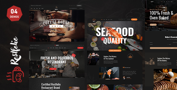 Restfolio - Restaurants & Cafes HTML Template