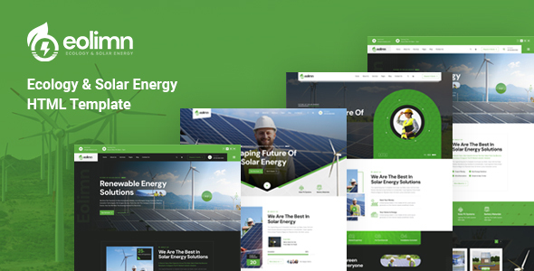Eolimn - Ecology & Solar Energy HTML Template