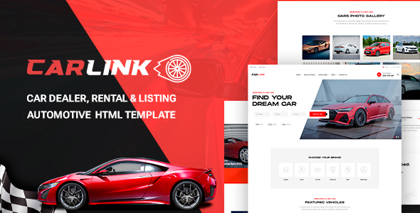 Carlink - Automotive HTML Template