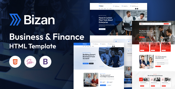 Bizan - Business & Finance Consulting HTML5 Template
