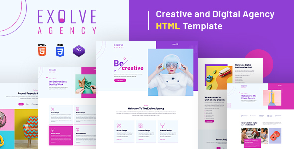 Exolve | Creative & Digital Agency HTML Template