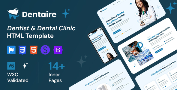 Dentaire - Dentist & Dental Clinic HTML Template