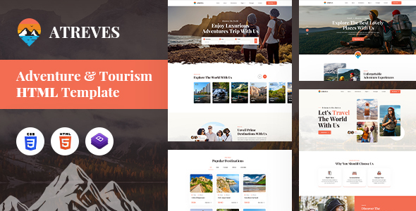 Atreves | Adventure & Tourism HTML Template