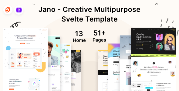 Jano - Svelte Creative Multipurpose Template