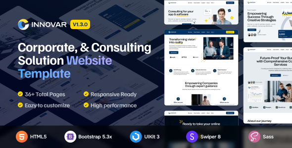 Innovar - A Corporate & Consulting Solution Site Template
