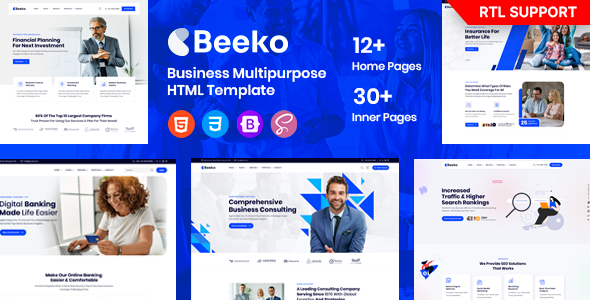 Beeko - Business Consulting HTML Template + RTL