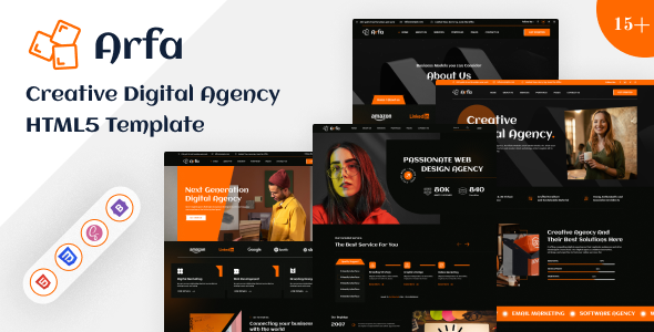 Arfa - Creative Digital Agency HTML5 Template