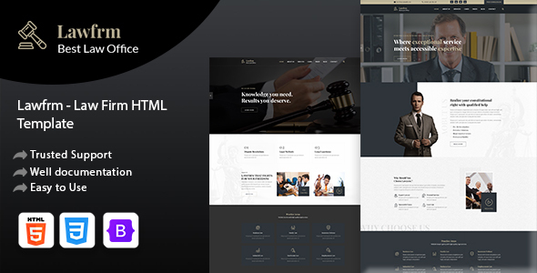 Lawfrm | Law Firm HTML Template