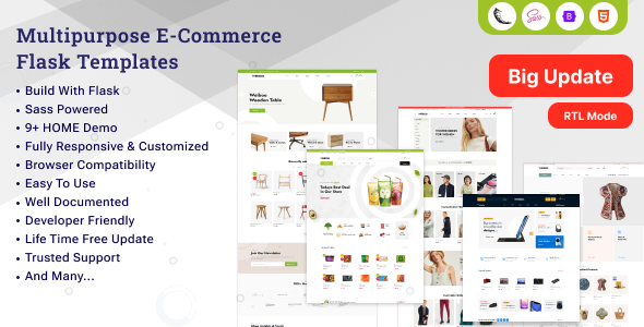 Weiboo - eCommerce Flask Template