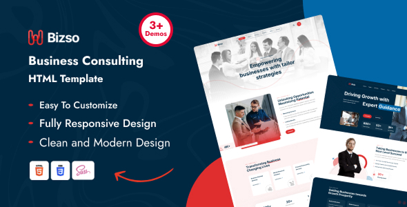 Bizso - Business Consulting HTML5 Template
