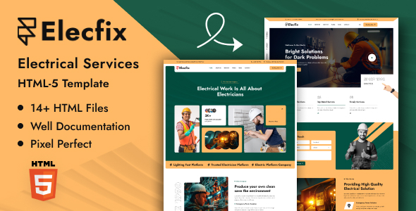 Elecfix - Electrical Services HTML Template