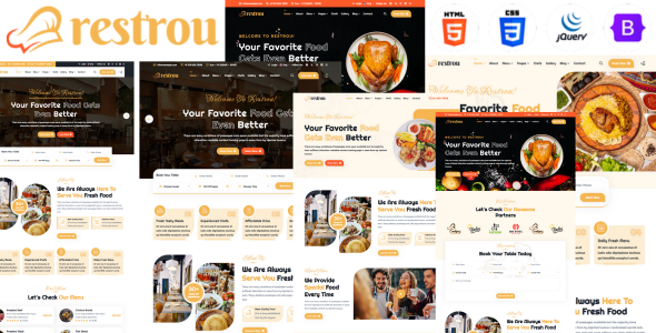 Restrou - Restaurant HTML5 Template