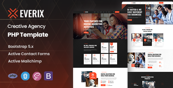 Everix - Creative Agency PHP Template