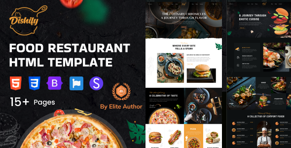 Dishify - Restaurant HTML Template