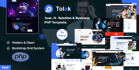 Tolak - It Solution & Business PHP Template