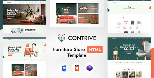 Contrive | Furniture Store HTML Template