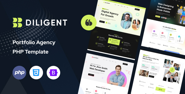 Diligent - Creative Agency & Portfolio PHP Template
