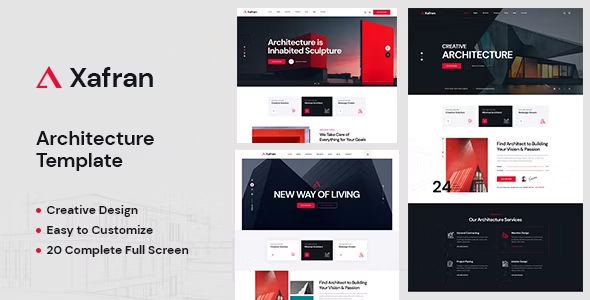 Xafran - Architecture HTML Template