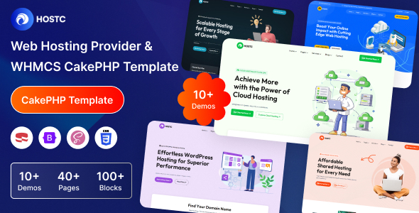 Hostc - Web Hosting Provider & WHMCS CakePHP Template