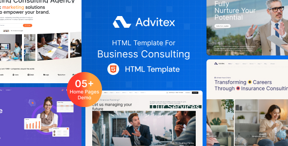 Advitex - Finance and Business Consulting HTML Template