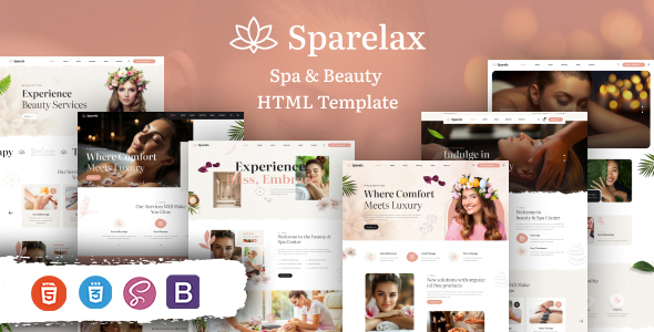 Sparelax - Spa & Beauty HTML Template