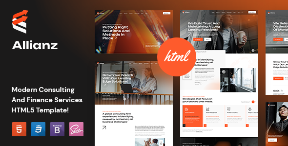 Allianz - Modern Consulting & Finance HTML5 Template