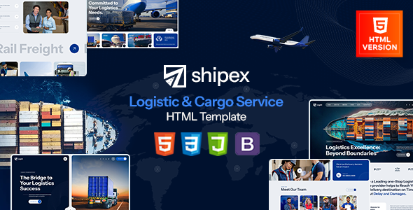 Shipex - Transport and Logistics HTML Template