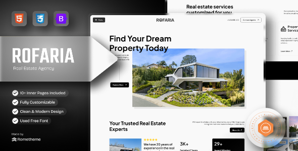 Rofaria - Real Estete Property HTML Template