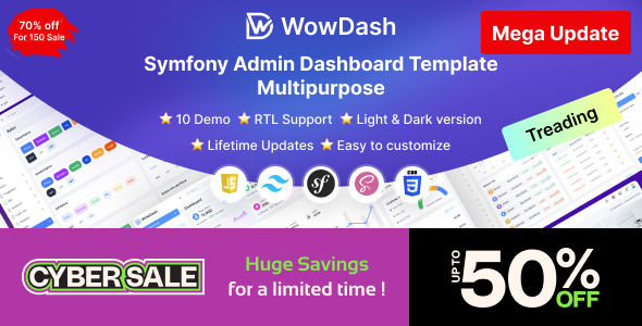 WowDash  Tailwind CSS Multipurpose Admin Dashboard Symfony Template