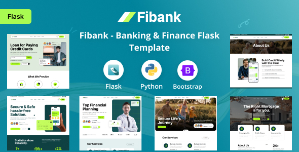 Fibank - Banking & Finance Flask Template