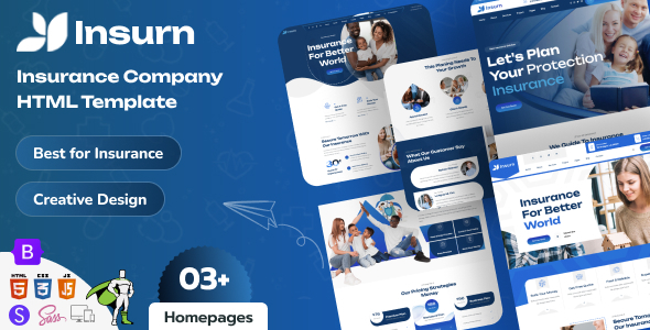 Insurance Company HTML Template