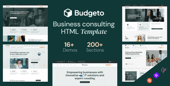 Budgeto - Business Consulting HTML Template