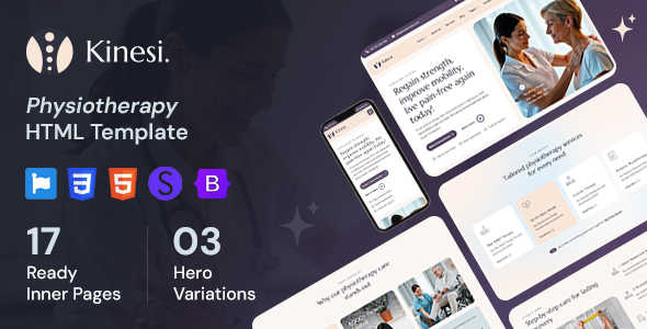 Kinesi - Physiotherapy HTML Template