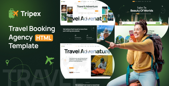 Tripex - Travel & Tour Booking HTML Template