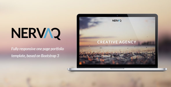 Nervaq - Responsive One Page Template