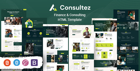 Consultez - Finance & Consulting HTML Template