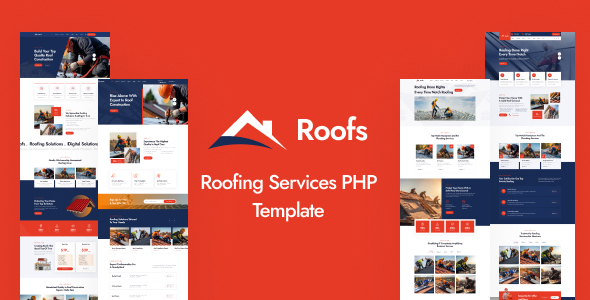 Roofs - Roofing Services PHP Template