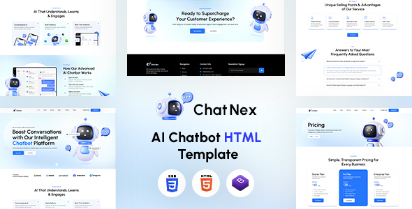 ChatNex | AI Chatbot HTML Template