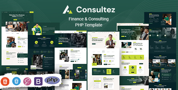 Consultez - Finance & Consulting PHP Template