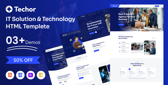 Techor- IT Solution & Technology HTML Templete