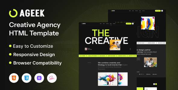 Ageek - Creative Digital Agency HTML Template