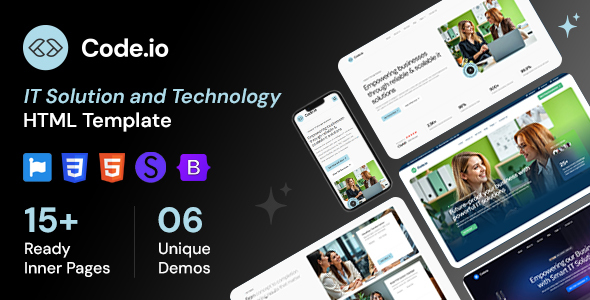 Codeio - IT Solution and Technology HTML Template