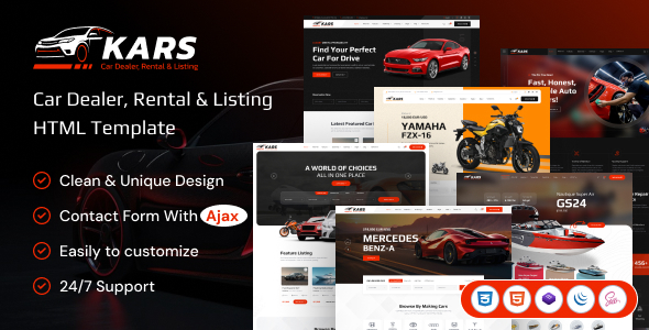 Kars - Car Listing HTML Template