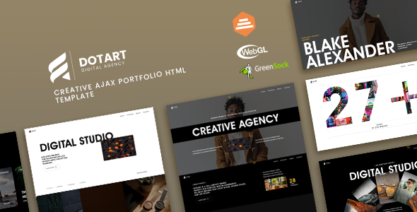 DotArt - Creative Ajax Portfolio HTML Template