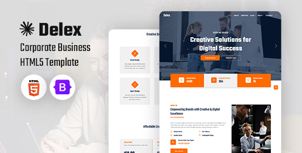 Delex - Corporate Business HTML5 Template