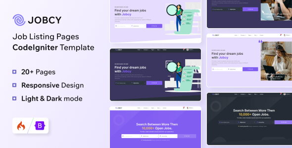 Jobcy - CodeIgniter Job Listing & Directory Template