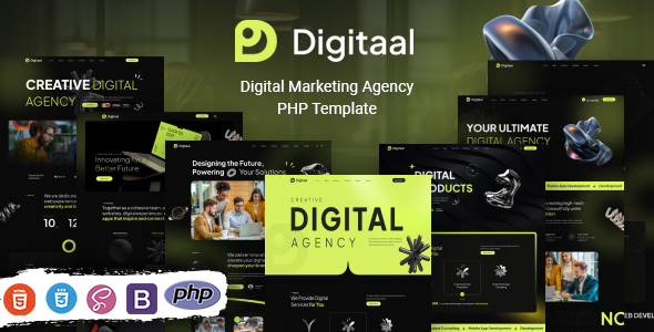 Digitaal - Digital Marketing Agency PHP Template